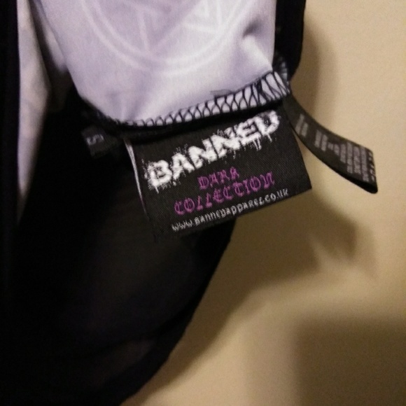 *SOLD*Banned Apparel Occult Crop Top - Picture 2 of 3